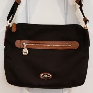 Coach Black Canvas Crossbody